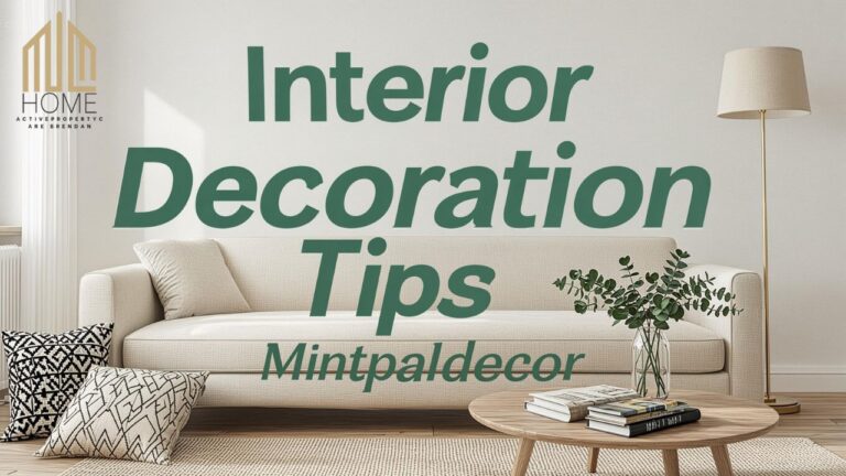 Interior Decoration Tips Mintpaldecor for Stylish Modern Homes