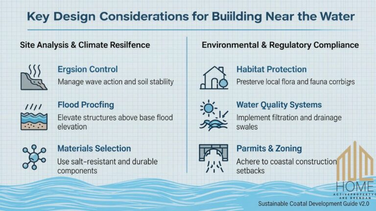 Key Design Considerations for Building Near the Water
