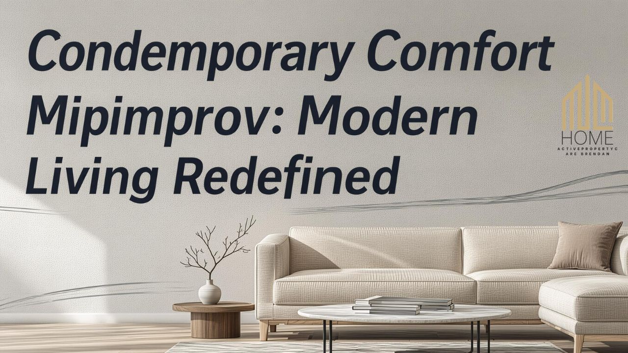 Contemporary Comfort Mipimprov Modern Living Redefined