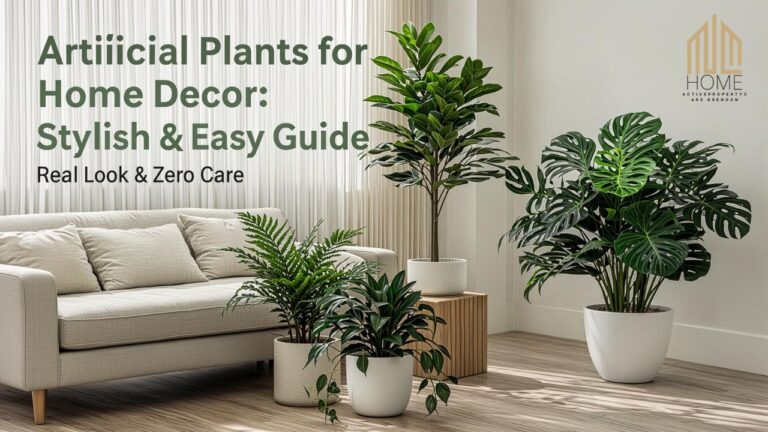 Artificial Plants for Home Decor Stylish & Easy Guide
