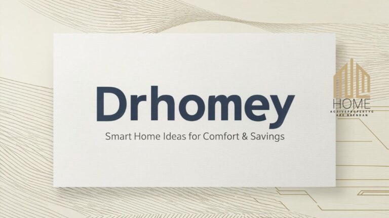 Drhomey Smart Home Ideas for Comfort & Savings